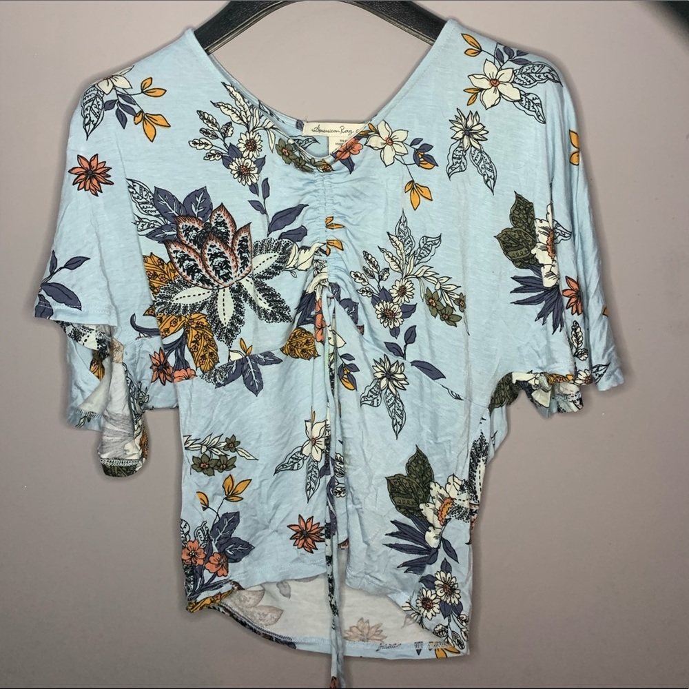 Floral crop top